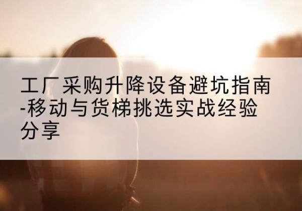 虹口区移动式升降机怎么选-工厂采购升降设备避坑指南-移动与货梯挑选实战经验分享